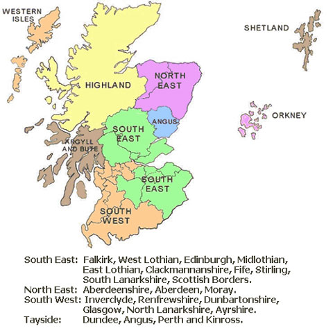 Scotland Map