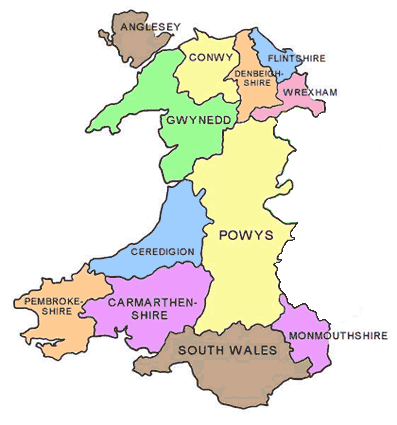 Wales Map
